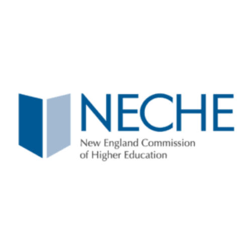 Logo accréditation NECHE, New England Commission of Higher Education