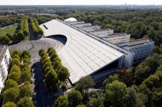 Vu d'en haut du campus de l'ESIEE