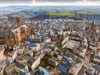 Rodez vue d'en haut