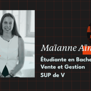 Maïanne, étudiante en bachelor marketing vente et gestion