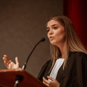 Etudiante au parloire ISD