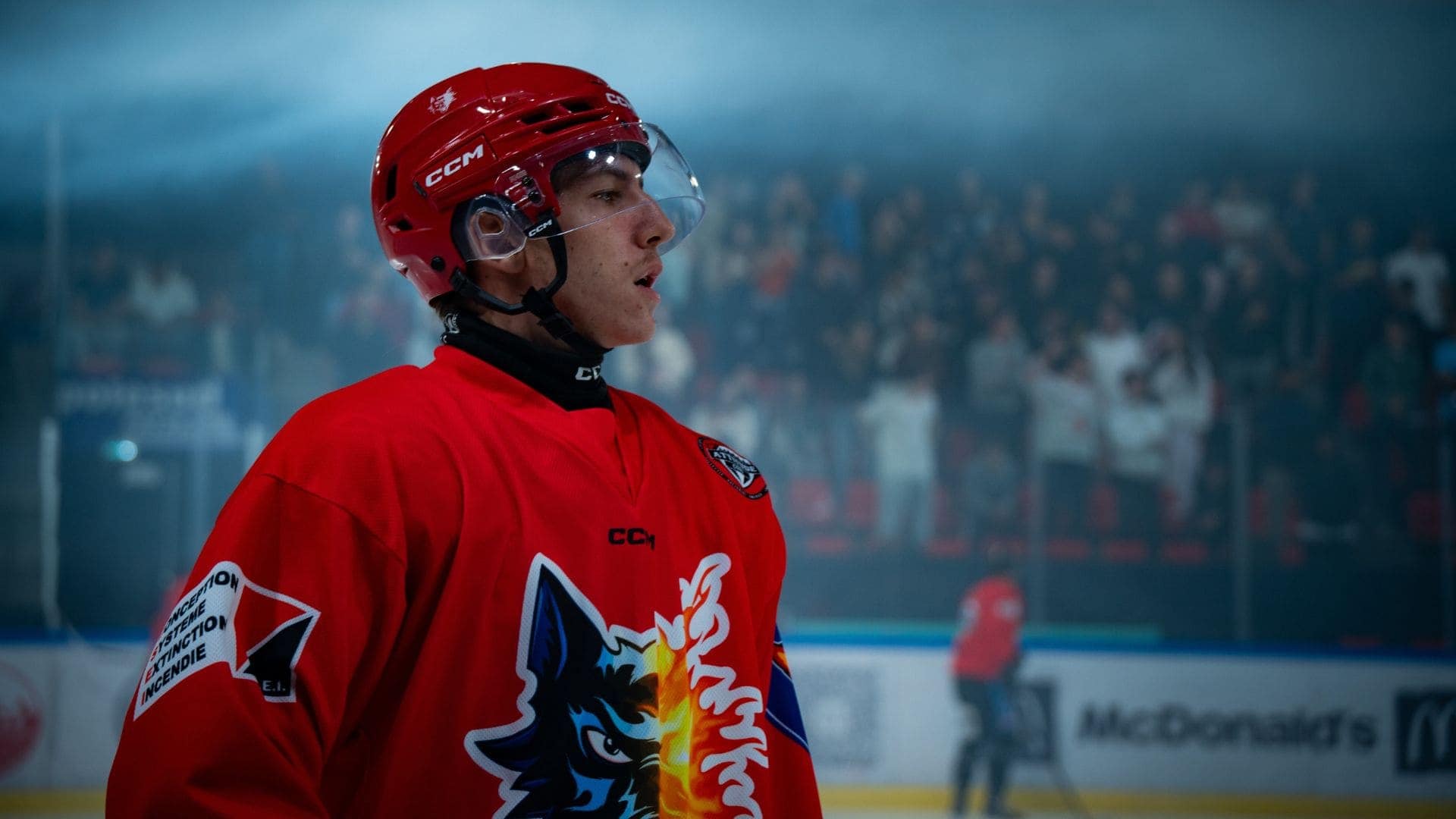 Matias Bachelet, étudiant sportif de haut niveau et joueur des Brûleurs de Loups