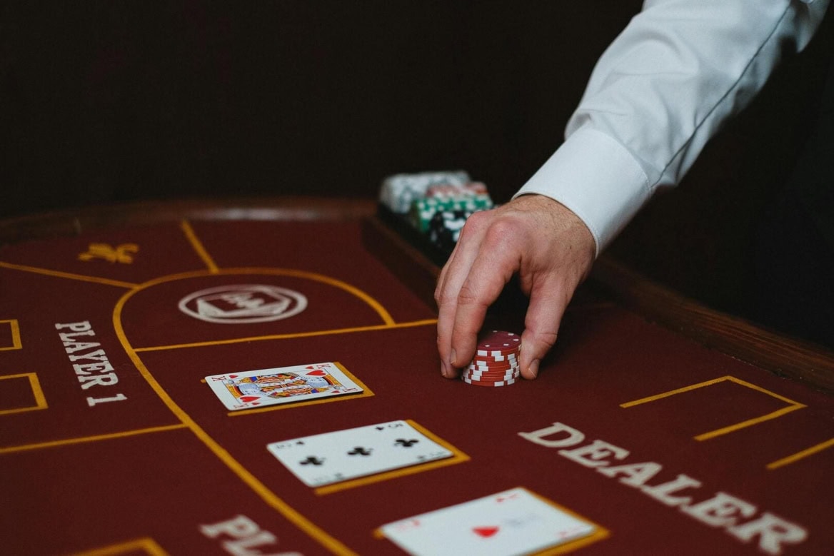Croupier dans un casino