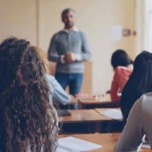 étudiant classe professeur