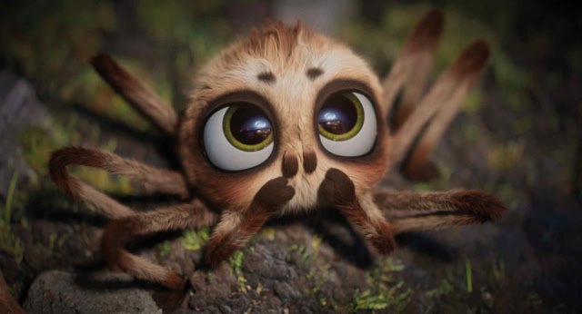 Petite araignée pour illustrer la vidéo de marque de l'ESMA 3D