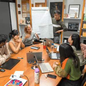 Les étudiants de GEM en atelier de Design Fiction.