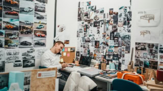 designer qui travaille