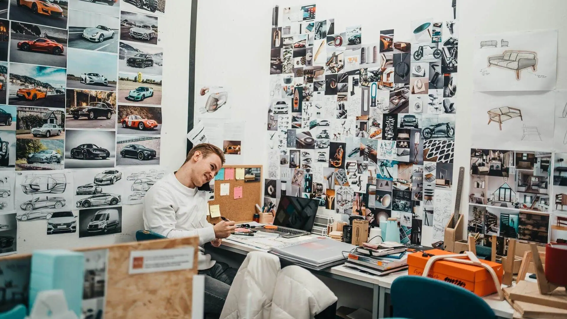 designer qui travaille