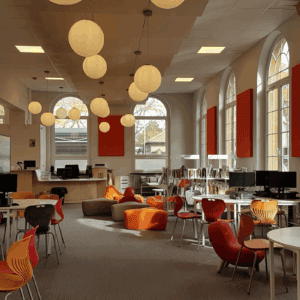 intérieur des locaux Ensemble scolaire Jean XXIII