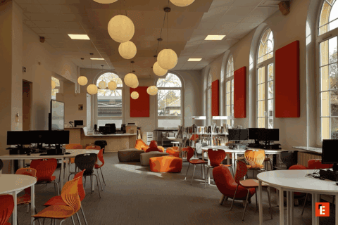 intérieur des locaux Ensemble scolaire Jean XXIII