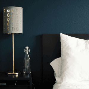 Un lit d'hôtel.