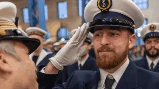 Le second maître Guillaume, électromécanicien dans un sous-marin nucléaire lanceur d'engins (SNLE)