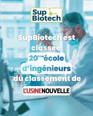 2 chercheurs flouttés avec des masques pour illustrer le Classement Usine Nouvelle