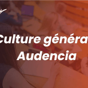 Culture générale Audencia