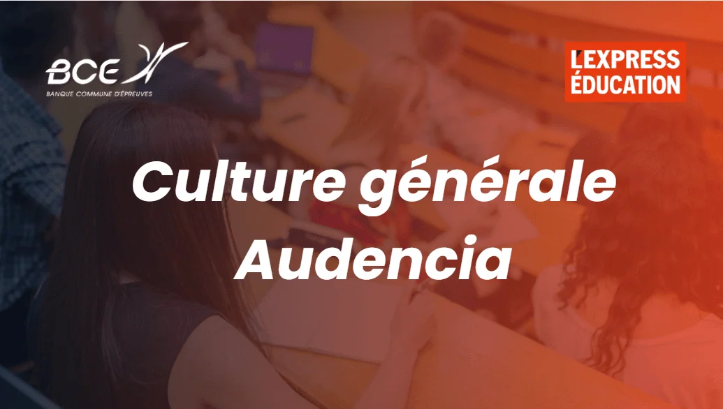 Culture générale Audencia