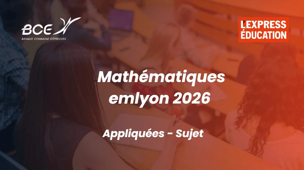Mathématiques emlyon 2026