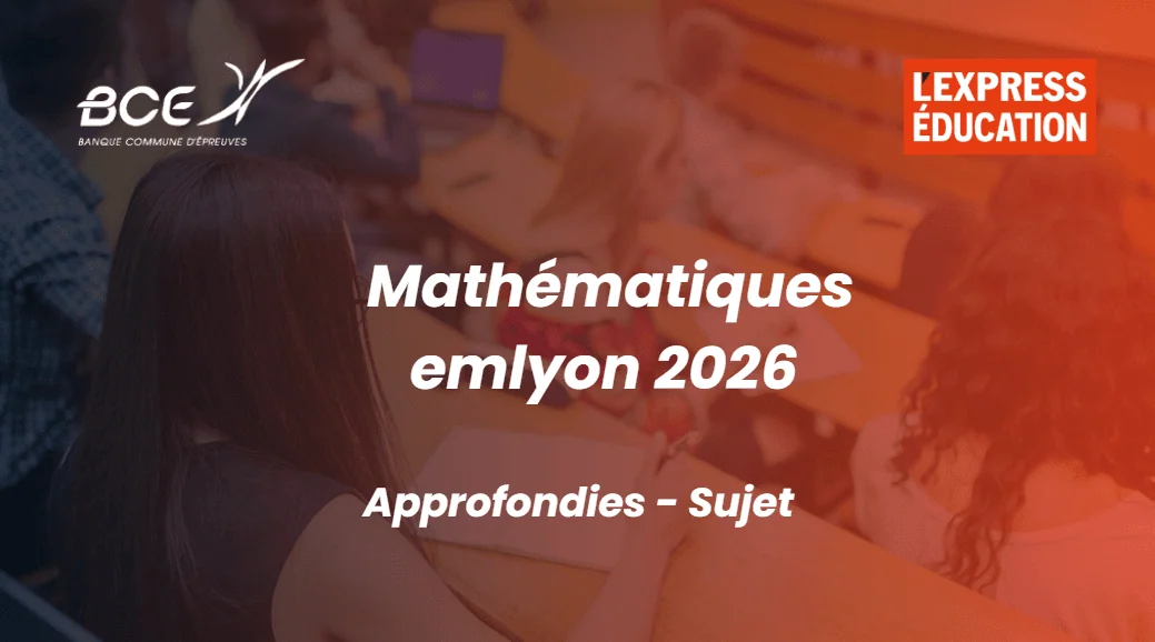 Mathématiques emlyon 2026
