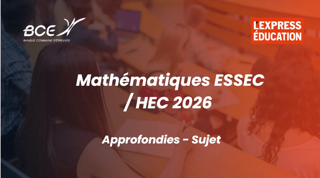 Mathématiques ESSEC / HEC 2026