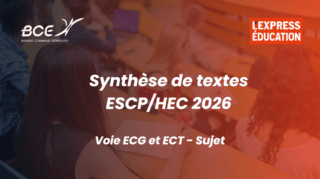 Synthèse de textes ESCP/HEC 2026