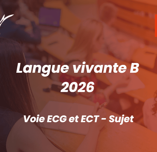 Langue vivante B 2026
