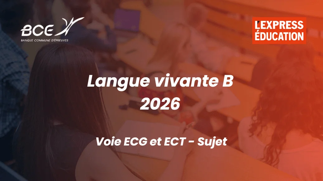 Langue vivante B 2026