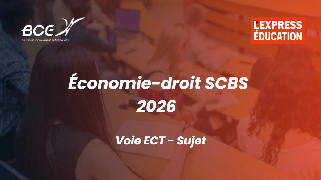 Économie-droit SCBS 2026