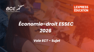 Économie-droit ESSEC 2026