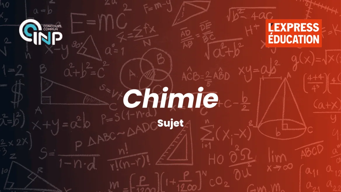 Chimie CCINP : sujet 2026 pour les candidats en prépa PC
