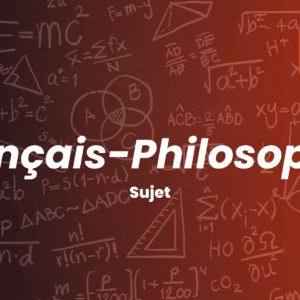 Français-Philosophie CCINP : sujet 2026 pour les candidats en prépa MP et PC