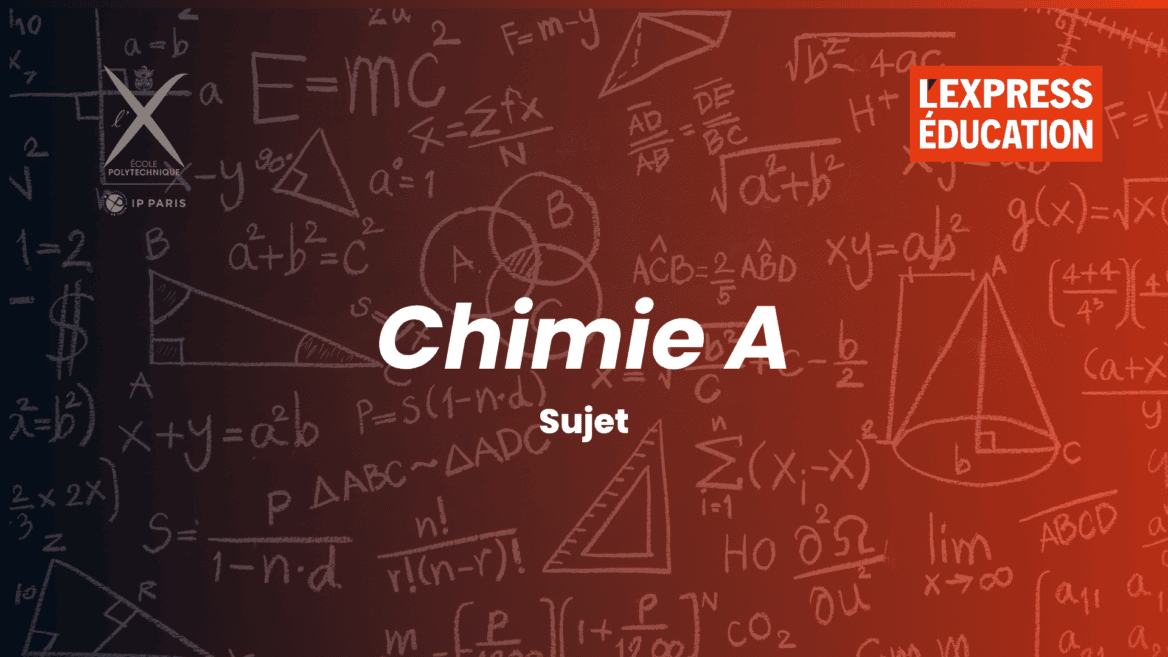 Le sujet de chimie A du concours X-ENS 2026