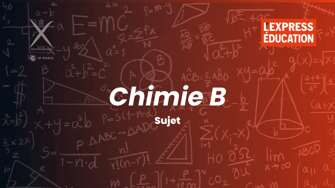 Le sujet de chimie B du concours X-ENS 2026