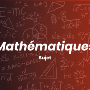 Le sujet de Mathématiques du concours X-ENS 2026