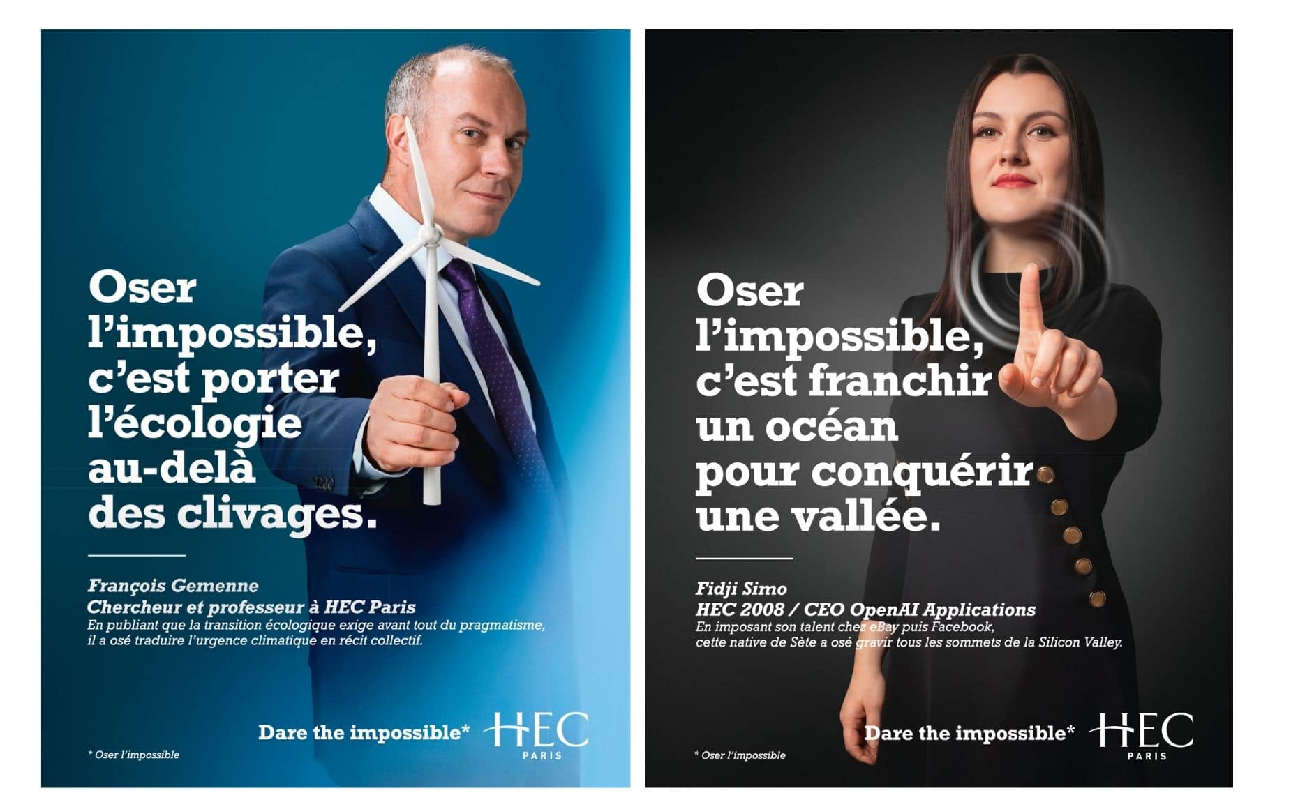 Visuels HEC Dare The Impossible