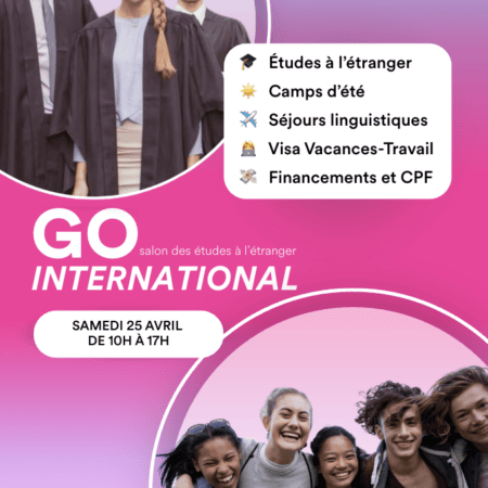 Salon Go International : études à létranger, séjours linguistiques, visas et échanges étudiants.