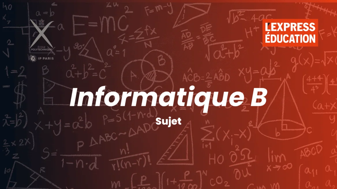 Le sujet d'informatique B du concours X-ENS 2026