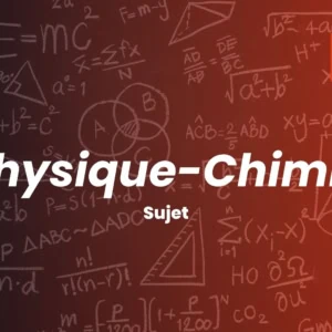 Le sujet 2026 de l'épreuve de physique-chimie CCINP pour les prépas MP