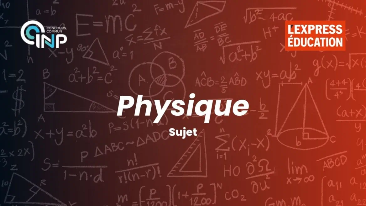 Sujet de Physique PC du concours CCINP 2026