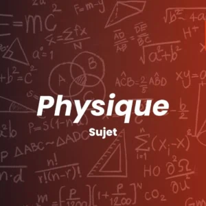 Sujet de Physique PC du concours CCINP 2026