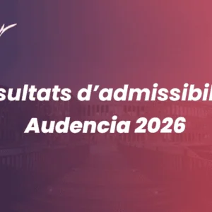 Audencia admissibilité