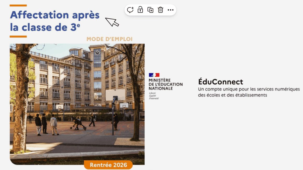 Affectation après la 3e: ministère Éducation nationale, ÉduConnect, collège, orientation rentrée 2026.