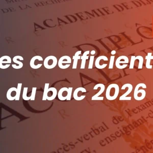 Les coefficients du bac 2026 sur un diplôme de baccalauréat, visuel LExpress Éducation.