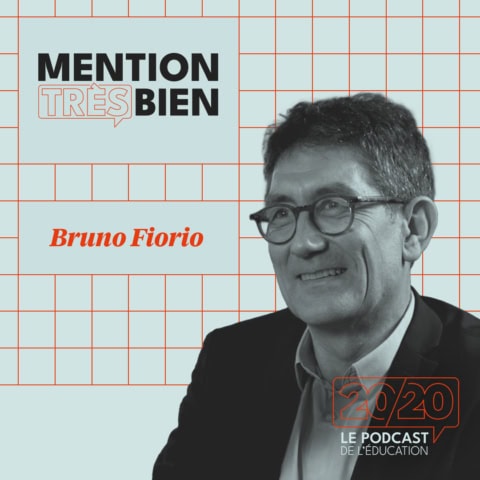 Portrait podcast éducation : Bruno Fiorio, professeur engagé sur orientation, égalité, étudiants et lycéens.