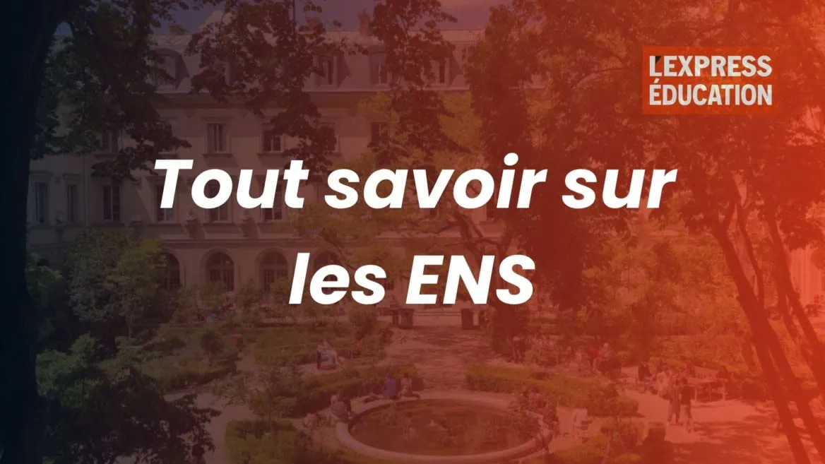 École normale supérieure (ENS) : bâtiment historique, cour jardinée et étudiants.