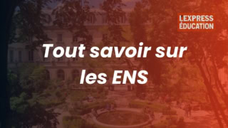 École normale supérieure (ENS) : bâtiment historique, cour jardinée et étudiants.