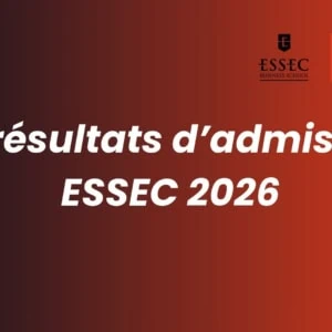 Résultats dadmission ESSEC 2026 — annonce officielle LExpress Éducation.