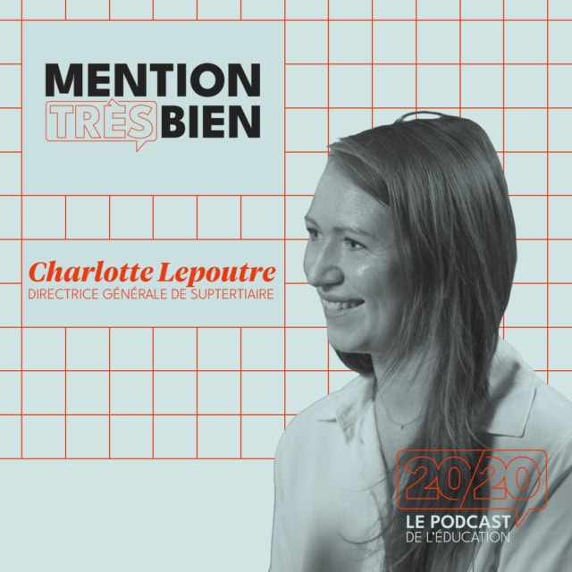Portrait de Charlotte Lepoutre, directrice générale, éducation, études, étudiants, post-bac, orientation, égalité, lycée, prof.