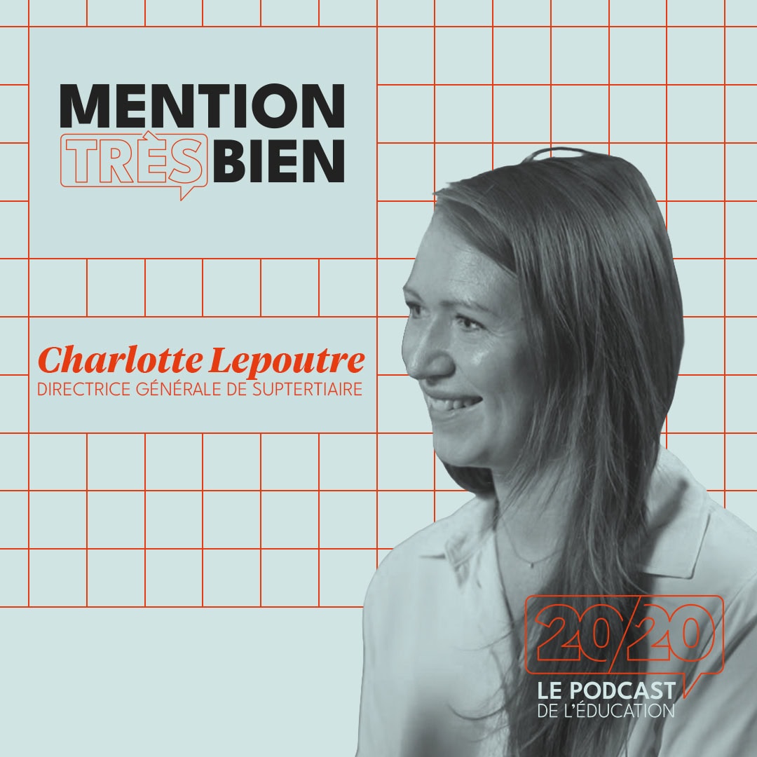 Portrait de Charlotte Lepoutre, directrice générale, éducation, études, étudiants, post-bac, orientation, égalité, lycée, prof.
