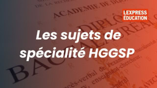 Sujets de spécialité HGGSP pour le baccalauréat, LExpress Éducation.