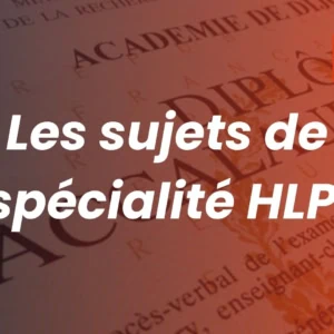 Sujets de spécialité HLP pour le baccalauréat — LExpress Éducation.