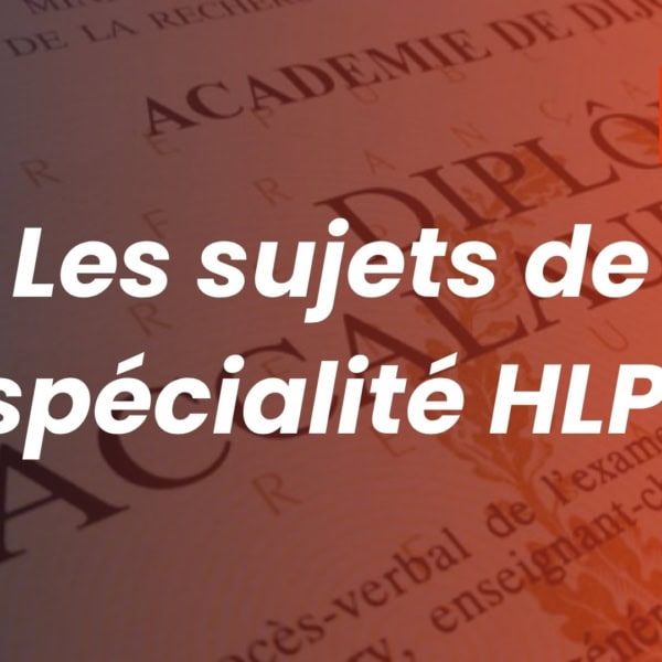Sujets de spécialité HLP pour le baccalauréat — LExpress Éducation.